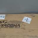 3 in 1 Heavy Duty Folding Hand Truck, Convertible Portable Steel Dolly with Telescopic Handle, Foldable Utility Cart with Rubber Wheels, 500 LBS (Silver)