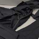 AEEZO Womens Fleece Lined Contour Seams Workout Jumpsuits Zip Up Thermal Yoga Rompers Sexy One Piece Bodycon Playsuit (Large)