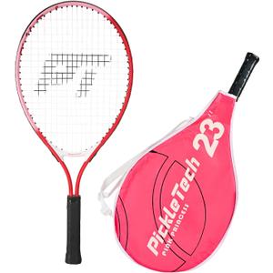 PICKLETECH Kids Tennis Racket for Junior Toddlers Starter Kit 17-25" Tennis Racquet for Girls and Boys with Carry Bag, Lightweight for Beginners, 23 inch