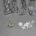 4 PCS Sliver Foil Spray Centerpieces for Table - 12 Centerpieces Decoration with Star Party Favor Supplies for Winter Wedding Birthday Christmas Celebration Home Decorations