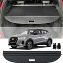 Cargo Cover Compatible with 2018-2024 Nissan Kicks Trunk Cover Retractable Rear Trunk Security Cover Kicks Accessories Shielding Shade Privacy Screen Cargo Cover
