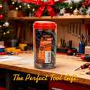 HORUSDY 21 - Piece Bungee Cord Set with Hooks & Straps, 10/18/24/30/36/48 Heavy Duty Bungee Cords Assortment for Camping, Truck, Moving, Emergency, Outdoor Storage (30 Nylon Cable Ties Extra)