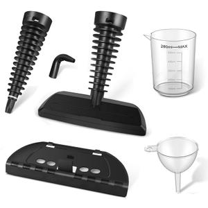 Replacement Parts For WHL-603 Model Handheld Steam Cleaner, Includes Nozzle, Measuring cup, Funnel, Bent nozzle, Fabric Cloth, Glass-Cleaning Accessory for Glass, Window, Fabric Cleaning