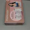 Momcozy M5 Smart APP Controlled Wearable Breast Pump, Hands-Free Wireless Electric Pump, 3 Modes 9 Suction Levels, BPA-Free, Portable Lightweight, 24mm Flange, 2-Pack Cozy Red