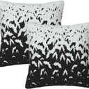Bat Throw Pillow Covers 18 X 18 Inch Set of 2 Pillow Cases Decoration Cushion Cover for Bedroom Living Room Sofa Outdoor