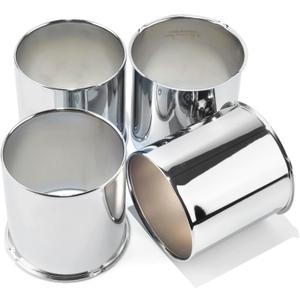 4Pcs 4.25inch Stainless Trailer Wheel Center Caps Push Through 4.25" Bore 4.22" Tall Open End Hub Cap for Truck SUV RV Wheel Rim, Chrome Wheel Cover 4Pcs 4.25inch Stainless Trailer Wheel Center Caps Push Through 4.25" Bore 4.22" Tall Open End Hub Cap for Truck SUV RV Wheel Rim, Chrome Wheel Cover
