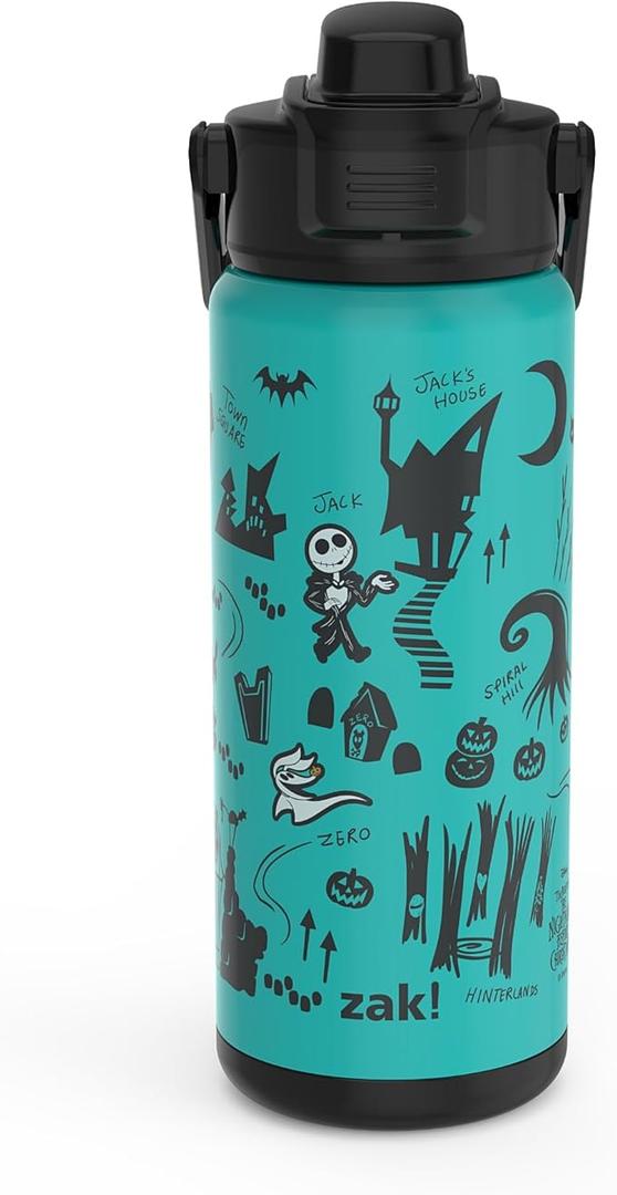 Tumbler 20 Oz
zak! Beacon Insulated Bottle, Disney The Nightmare Before Christmas - 20 oz - Durable Stainless Steel - Double-Wall Vacuum Insulation, Silicone Spout &Leak-Proof Lid - Dishwasher Safe