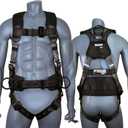 AFP Demon Fall Protection Comfortable Safety Harness (OSHA/ANSI PPE) (Large-Extra Large)