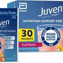 Juven Therapeutic Nutrition Drink Powder Including Collagen Peptides, Amino Acids, and HMB For Wound Healing Support, Fruit Punch, 30 Packets