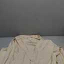 siliteelon Button Down Shirts for Women: Wrinkle Free Long Sleeve Classic Fit Collared Dress Shirt Solid Formal Office Beige 2XL