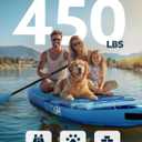 SLOOSH Inflatable Stand Up Paddle Board, 10'6" Paddle Boards with Premium Accessories, Non-Slip EVA Deck, Ultra-Light Carry Bag Pump, Ripple SUP for Youth & Adults of All Skill Levels, Ocean Surge