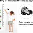 BOPai Suction Cup Shower Head Holder for Handheld Shower No Drill, for Smooth Surfaces Only, Adjustable 20, Chrome