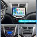 Heat Dissipation 2+64G Android Car Radio for Hyundai Accent 2012 2013 2014 2015 2016 2017 Wireless CarPlay Android Auto 9 inch IPS Touch Screen Stereo DSP Bluetooth GPS WiFi Backup Camera Mic