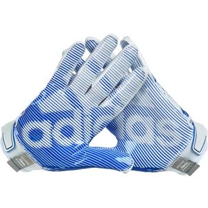 adidas Scorchlight 6 Youth Receiver Gloves (Large, White/Royal)
