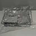 SNTD Dish Drying Rack - Small Dish Rack for Kitchen Counter, Stainless Steel Dish Drainer with Utensil Holder and Drainboard, 11" W x 15" L (Grey) (Gray)