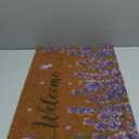 Spring Floral Doormat Coir Welcome Door Mat Lavender Indoor Outdoor Decoration Purple Flower Entrance Doormat Non Slip Door Rugs for Spring Easter Front Easy Clean Entryway 29.5 x 17.7 Inch