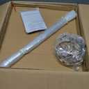 Durent Lighting Modern Chandelier Light Fixture, 4-Light Black and Gold Lantern Chandelier, Hanging Ceiling Light for Dining & Living Room, Bedroom, Kitchen Island, and Foyer