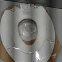 Mayfair NextStep2 by Bemis Toilet Seat with Built-In Potty Training Seat, Slow-Close, Removable that will Never Loosen, Elongated, White