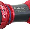 TRiPEAK Bottom Bracket BSA/ITA/C60/CR1/T47, with Steel Bearings for 24mm Shimano Hollowtech II Road/MTB Cranksets, Threaded BB Compatible with Trek, Giant, Specialized, Canyon, Campagnolo Frame