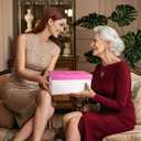 Swanfort 71th Birthday Gifts for Women, Vintage 1955 Wine Glass, 71th Birthday Decorations for Women, Meaningful 71th Gifts, Funny 71 Year Old Birthday Gift, Turning 71 Present for Her.