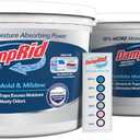 DampRid Hi-Capacity Moisture Absorber Bucket, Fragrance Free, 2 lb. 15.5 oz. & Moisture Detection Strip (1 Pack), Attracts & Traps Excess Moisture