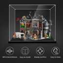 Display Case for Lego 76300 Arkham Asylum, 21061 Notre-Dame de Paris, 76294 X-Mansion or 71411 Mighty Bowser, 17.71x11.81x13.77inch (45x30x35cm)