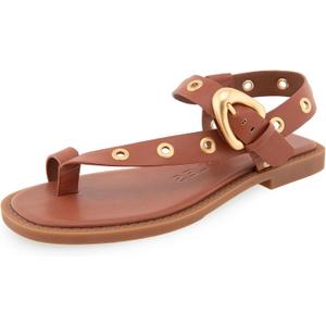Aerosoles Women's Cedar Flat Sandal (9, Ginger Bread Pu)