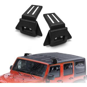 Compatible with Wrangler JL JK 2007-2024, Gladiator JT, Cherokee XJ 1984-2001 Roof Rack Mounting Brackets Reinforcement of Two Screws for Fixing
