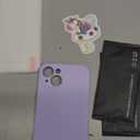 FireNova Designed for iPhone 14 Case, Silicone Upgraded [Camera Protection] Phone Case with [2 Screen Protectors], Soft Anti-Scratch Microfiber Lining Inside, 6.1 inch, Clove Purple