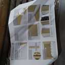 NeatiEase Wood Wall Panels, 9 Feet Acoustic Slat Wall Panels for Interior Wall Decor and Noise Reduction, Decorative Slat Wall Paneling, Smoked Oak, 4-Piece