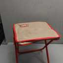 Folding Stool Camping Stool, Portable Folding Stool with Carrying Bag, 12-Inch Portable Chair (1.3Lbs), Outdoor Travel Footstool