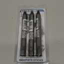Pacific Arc Jumbo Water Soluble Graphite Sticks Set of 3, Soft 2B, 4B, 6B