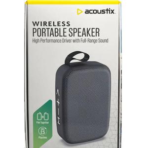 Acoustix Wireless Mini Speaker - Black