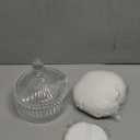 3 Pieces Extra Large Body Powder Puff and Container 6 Inch White Oversize Dust Powder Puff for Baby Women Dusting Powder (2 Ounce (Pack of 3))