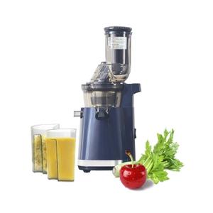 Masticating Juicer,Cold Press Juicer Machines,Slow Juicer Extractor Electric Juicer Cold Pressed for Vegetable and Fruit Easy to Clean 250w,Juice Maker with High Juice Yield,80mm Opening,Blue