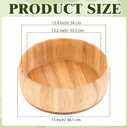 15 x 5 Inch Exra Large Wood Salad Bowl Wide Large Wood Bowl for Mixing Salad Cut Fruits Pasta Snacks Food Dishes Restaurant Kitchen Countertop Decorative Handcrafted Home Wedding Party
