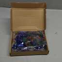 Syhood 6 Pcs Christmas Bows with Pine Cones Pine Needles Xmas Blue Velvet Bows Blue Velvet Ribbon Christmas Tree Wreath Decoration for Xmas Parties Indoor Outdoor Crafts DIY Decor