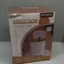 ELPHECO 3.5 Gallon Waterproof Motion Sensor Bedroom Trash Can with Lid Bathroom Decor, Bathroom Accessories Automatic Garbage Bin for Living Room Office, Golden