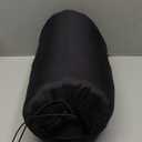 Adult Wearable Sleeping Bag with Hoodie, Sleeveless Design Adjustable Drawstring Waterproof Wearable Sleeping Bag Ideal for Camping, Cold Weather (Black)