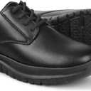 Hawkwell Women's Lace Up Lightweight Water Resistant Nurse Shoes Slip Resistant Healthcare Work Shoes
