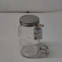 Mason Craft & More 4L Clear Glass Drink Dispenser w/ Metal Lid