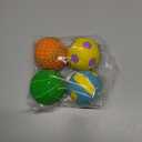 SCHITEC Squeaky Dog Toys, [4 Pack] Interactive Dog Balls with Squeaker for Medium Dogs, 2.8'' Soft Latex Rubber Bouncy Fetch Play Ball Toy