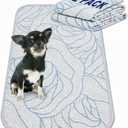 Qeils Reusable Puppy Pads - 2 Pack, 18x24 inches, Heavy Absorbent, Leakproof Dog Training Pads
