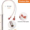 YAOAWE Pellet Stove Igniter Part C-E-IGN Replacement for All Breckwell Stoves, 4'' Fireplace Hot Ignitor 300W, Part Number 80607