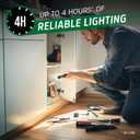 Energizer X-400 Pen light Flashlight Rechargeable, Bright Penlight IPX4 Water-Resistant, Lightweight and Durable, Rechargeable Flashlight, USB Charging Cable Included