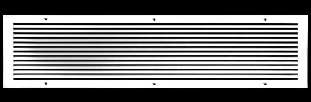 HVAC Premium 26" X 10" Aluminum Return Grille - Easy Air Flow - Linear Bar Grilles [Outer Dimensions: 27.875 X 11.875]