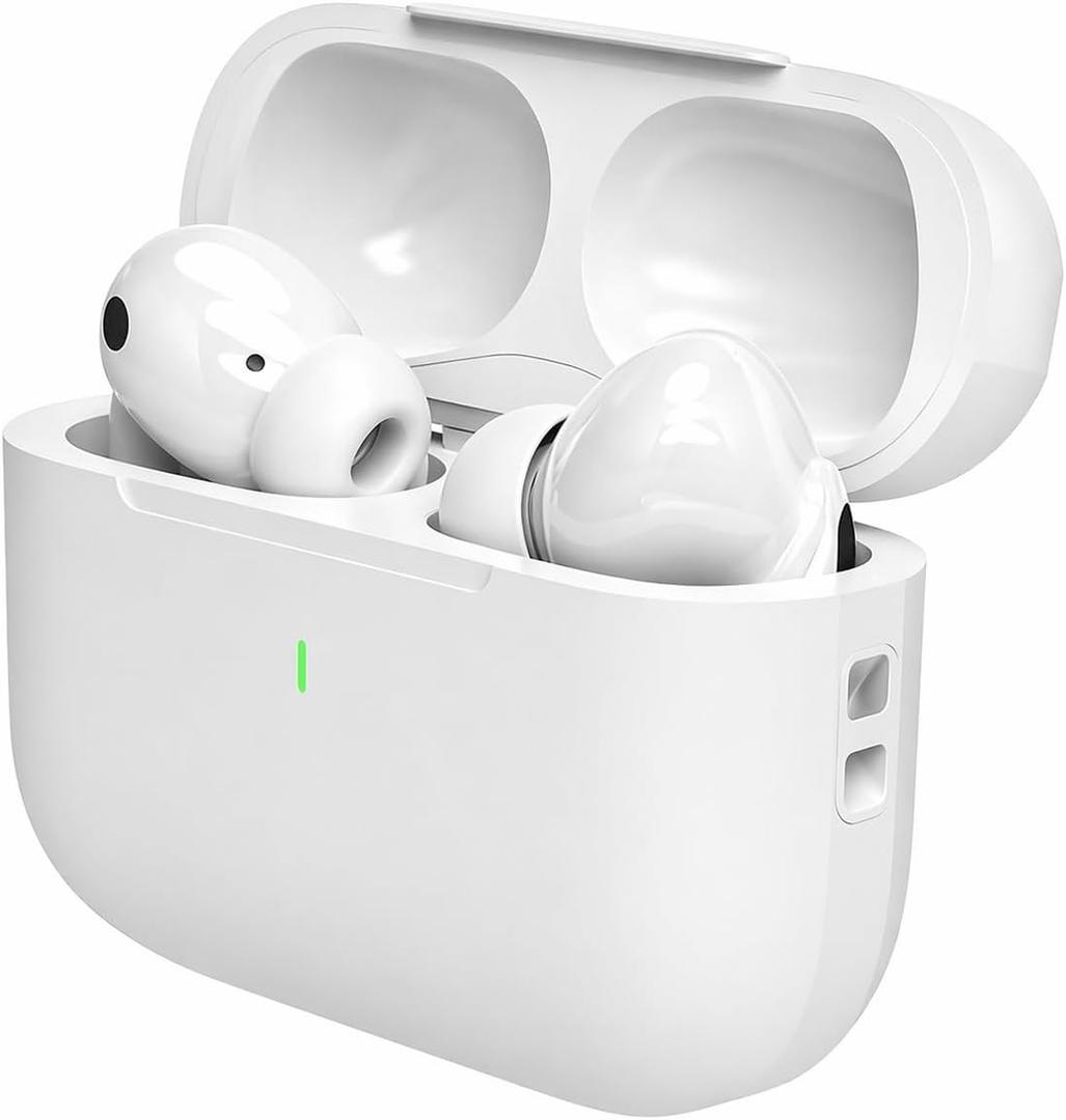 Wireless Earbuds Pro 3, Bluetooth 5.3 Noise Cancelling Ear buds with ANC,Immersive Stereo Sound,ENC Clear Calls,30H Playtime,IPX5 Waterproof,Touch Control,In-Ear Headphones for iPhone/ Android (white)