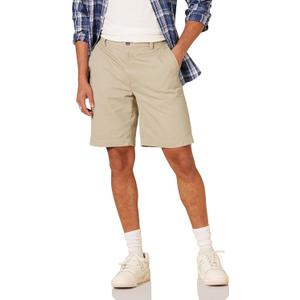 Amazon Essentials Men's Classic-Fit 9" Chino Shorts (32, Khaki)