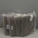 Shinnwa Kitchen Seat Cushions Set of 6, Non Slip Dining Chair Cushions, U-Shaped Indoor Chair Pads, 6 Pack, 15 x 16 Inches, Brown