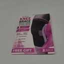 DR. BRACE ELITE Knee Brace with Size Stabilizer (2 Pack) Knee Brace for Women & Men, Workout, Sports, Daily Knee Compression Sleeve for Maximum Knee Pain Support & Fast Recovery (Orion, Medium)